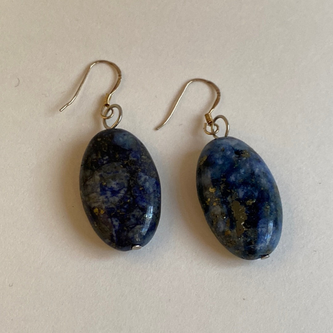 Aretes Lapislázuli (Pendientes de lapislázuli)