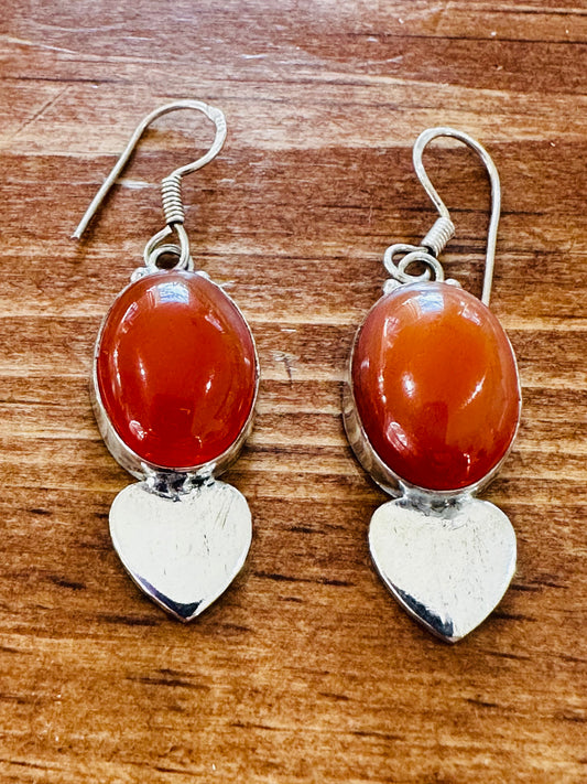 Carnelian earrings