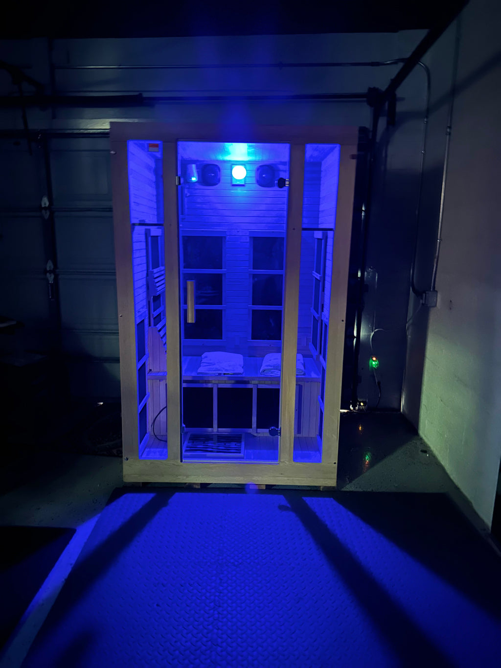 Pase de gimnasio y infrarrojos