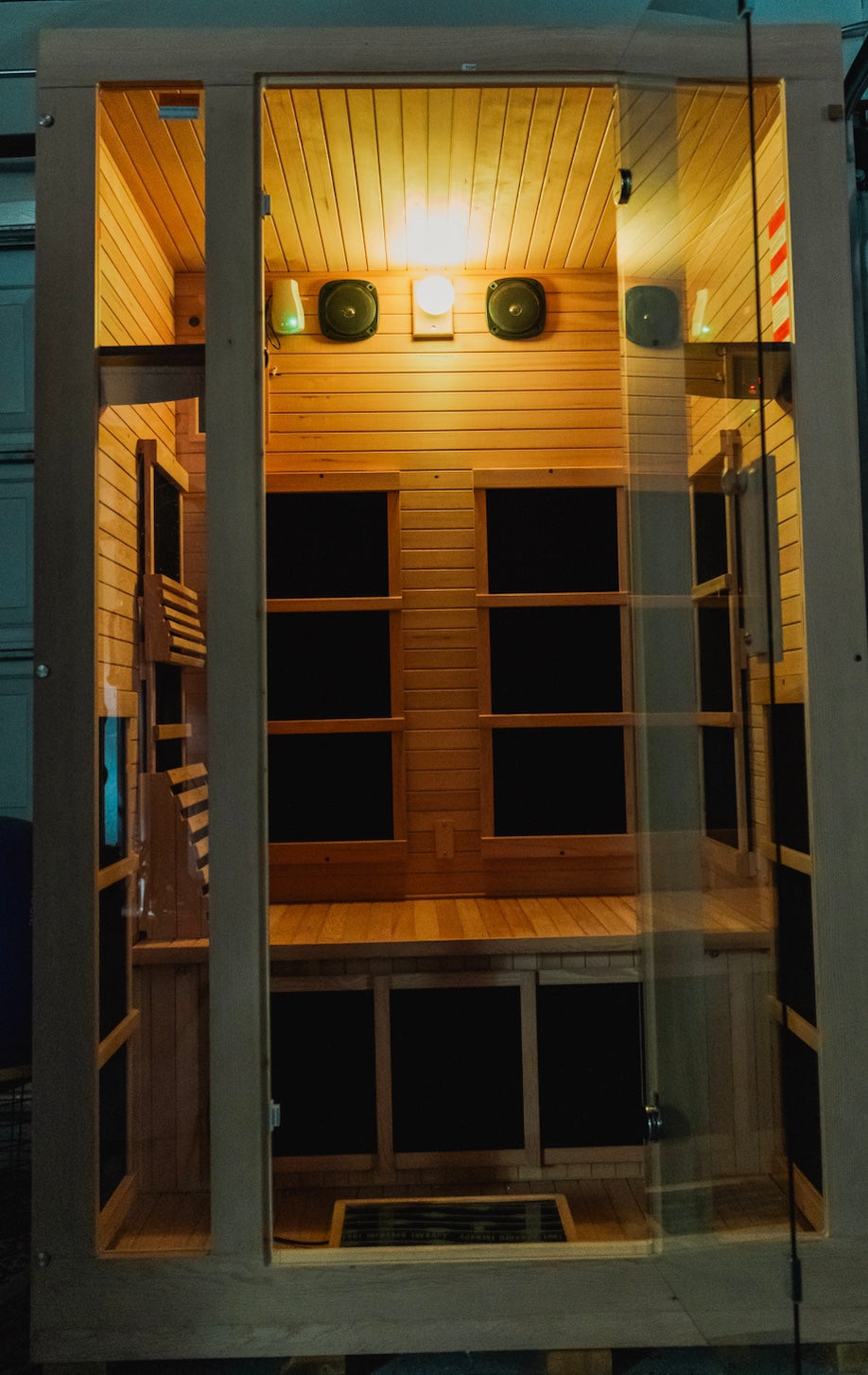 Pase de gimnasio y infrarrojos