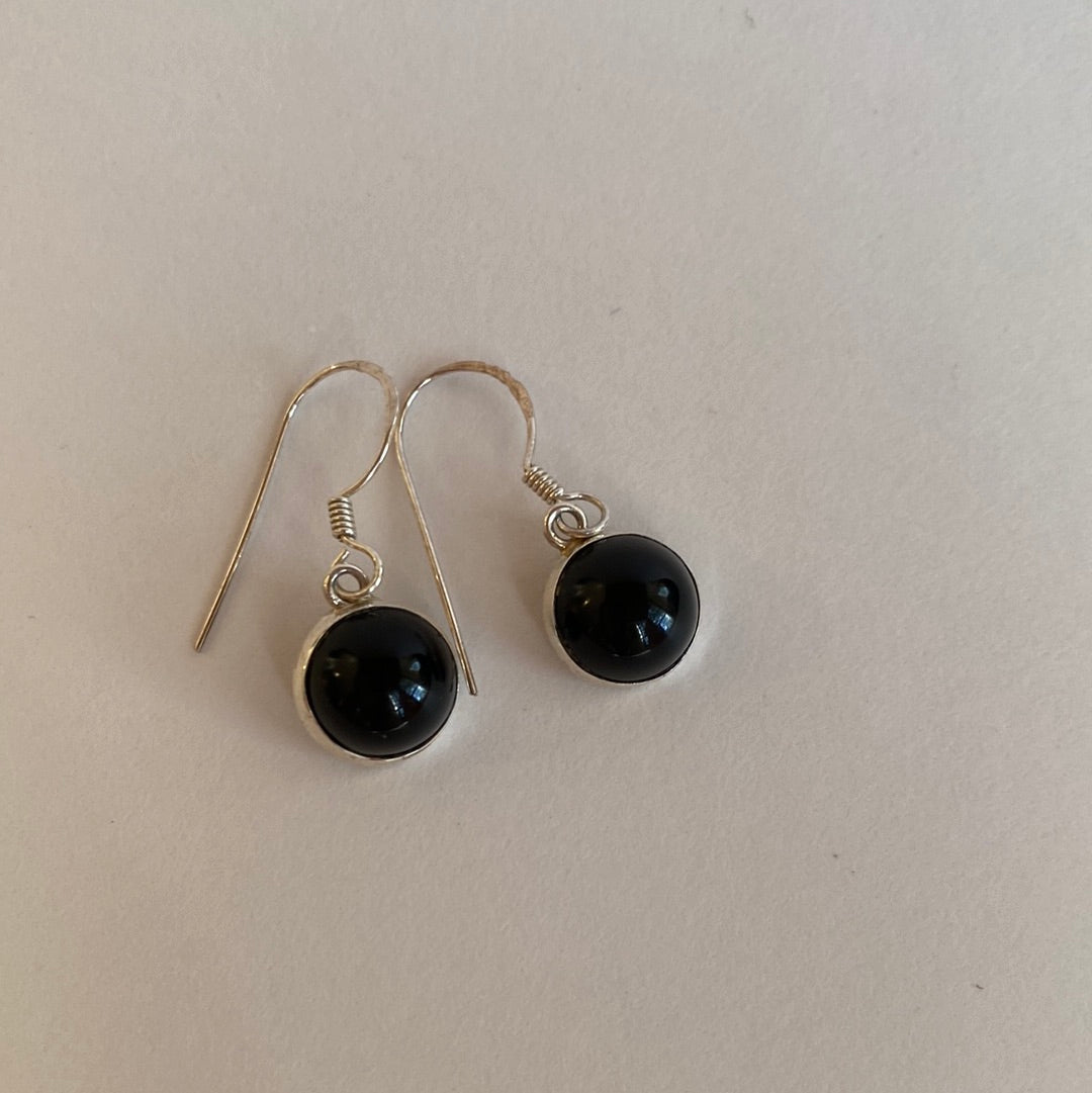 Aretes Onyx (Onyx earrings)